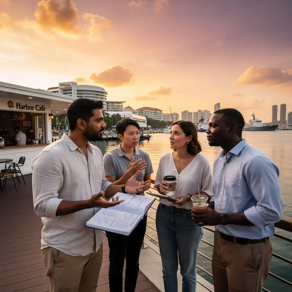 Modern office environment