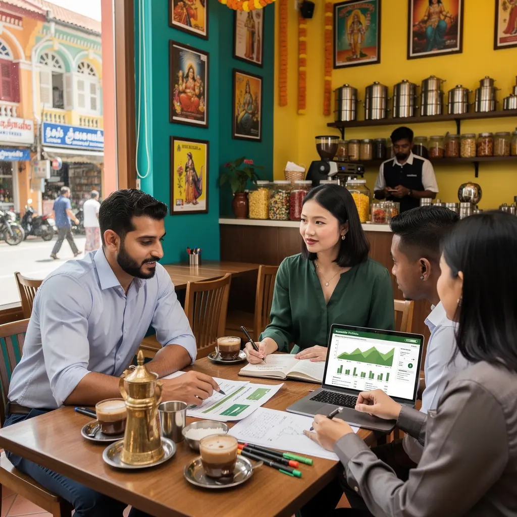 Professional team collaboration